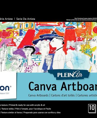 CANSON 400061736 Plein Air Art Board Canvas Pad, 8" x 10"