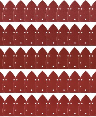 Coceca Mouse Detail Sander Sandpaper Sanding Paper Assorted Sanding Pads 40 80 120 180 240 Grits (50pcs Mouse Sandpaper)